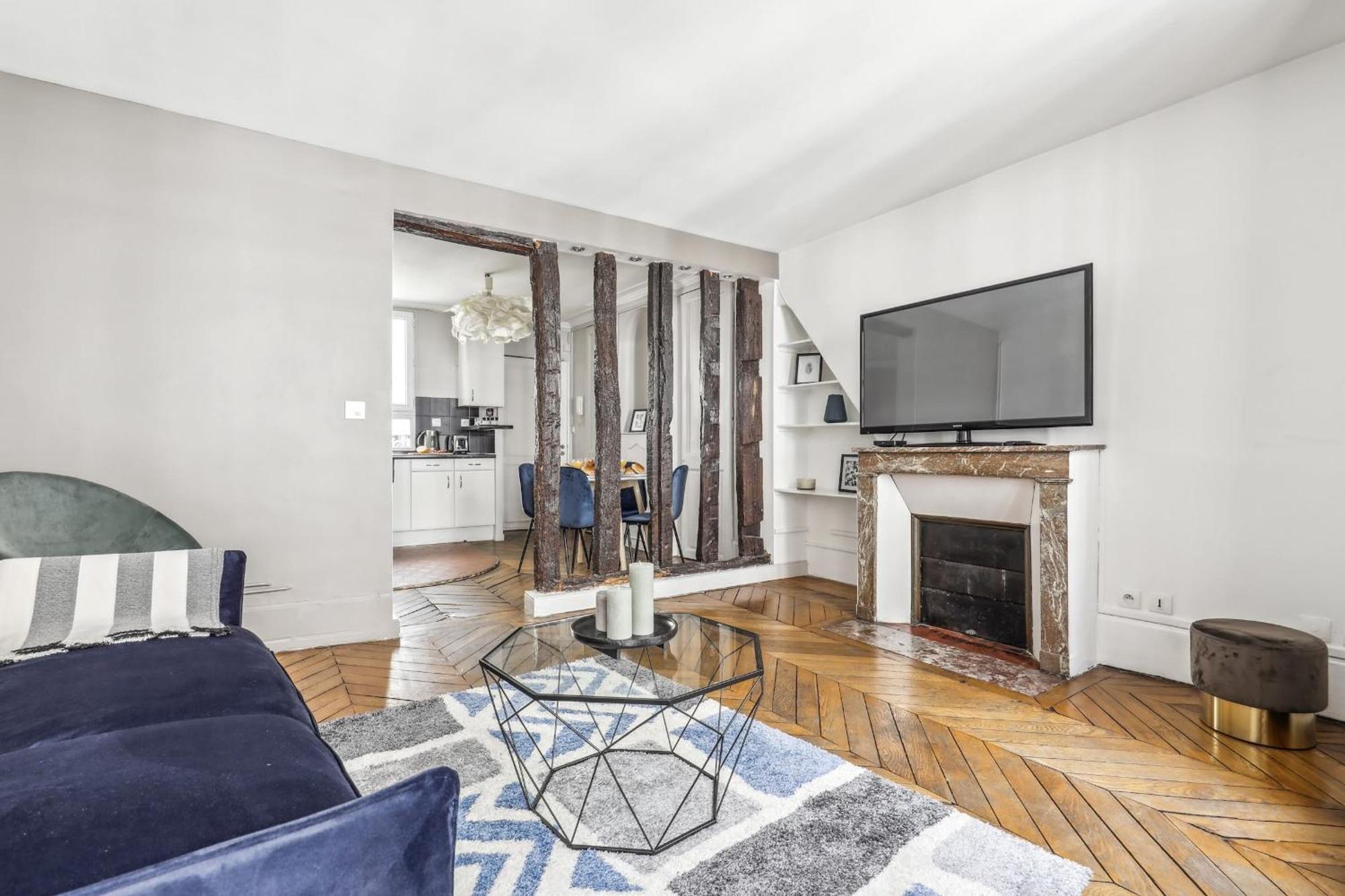 Le Marais 1Br Place Saint Paris Dış mekan fotoğraf